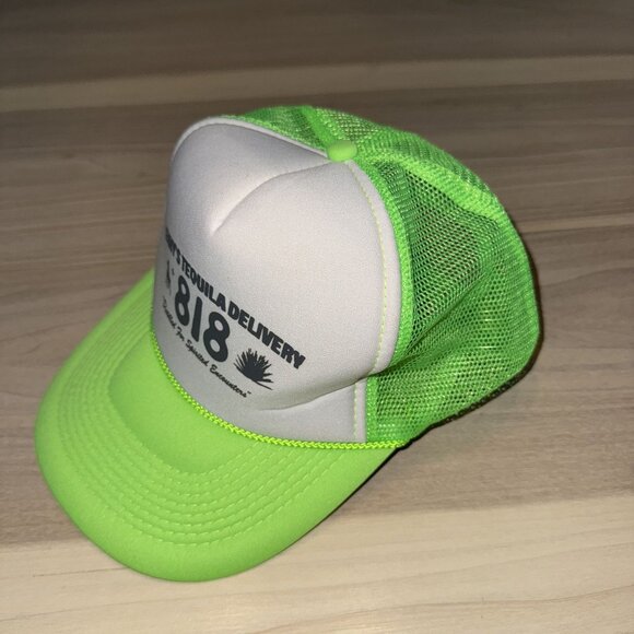 818 Tequila OTTO Kenny's Tequila Delivery Neon Green White Hat One Size OS - Picture 4 of 8